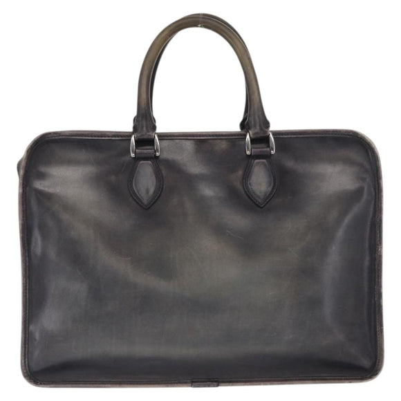 Berluti Hand Bag Leather Navy Auth bs32949