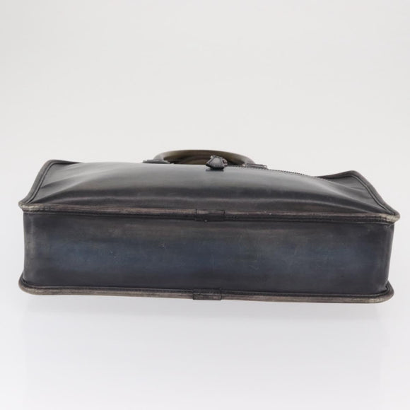 Berluti Hand Bag Leather Navy Auth bs32949