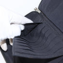 HERMES Perth GM Long Wallet Canvas Black Auth bs32950-12