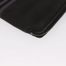 HERMES Perth GM Long Wallet Canvas Black Auth bs32950-14