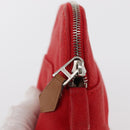 HERMES Bolide PM Pouch Canvas Red Auth bs32951-12