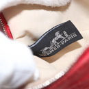 HERMES Bolide PM Pouch Canvas Red Auth bs32951-13