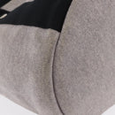 HERMES Sac à bichette Hand Bag Canvas Gray Auth bs32952-9