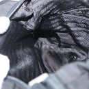 PRADA Umhängetasche Nylon Schwarz Silber Auth bs32954-19