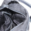 PRADA Umhängetasche Nylon Schwarz Silber Auth bs32954-20
