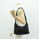 PRADA Umhängetasche Nylon Schwarz Silber Auth bs32954-22