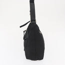 PRADA Umhängetasche Nylon Schwarz Silber Auth bs32954-4