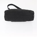 PRADA Umhängetasche Nylon Schwarz Silber Auth bs32954-5