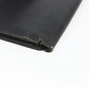 HERMES Saumur Diane Wallet Leather Black Auth bs32957-15