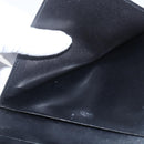 HERMES Saumur Diane Wallet Leather Black Auth bs32957-10