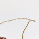 DOLCE&GABBANA Chain Shoulder Bag Suede Brown Gold Auth bs32962-8