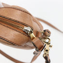 Chloe Shoulder Bag Leather Brown Gold Auth bs32964-16