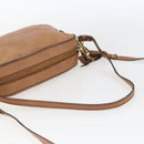 Chloe Shoulder Bag Leather Brown Gold Auth bs32964-7