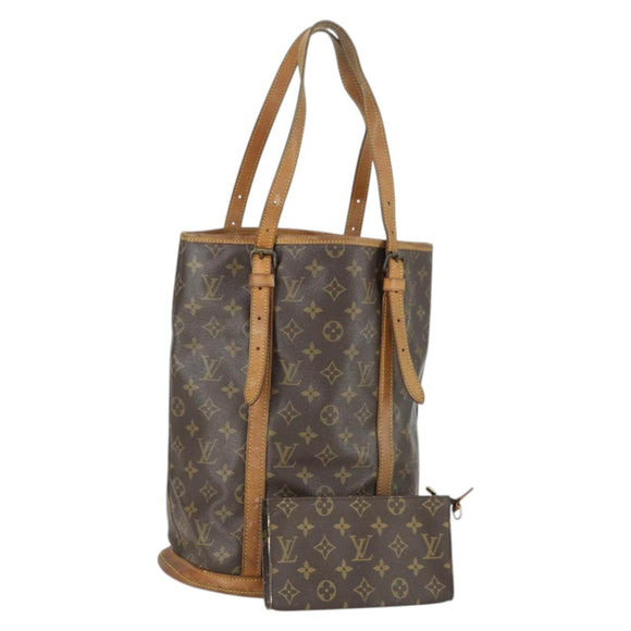 LOUIS VUITTON Monogram Bucket GM Shoulder Bag M42236 LV Auth bs32965