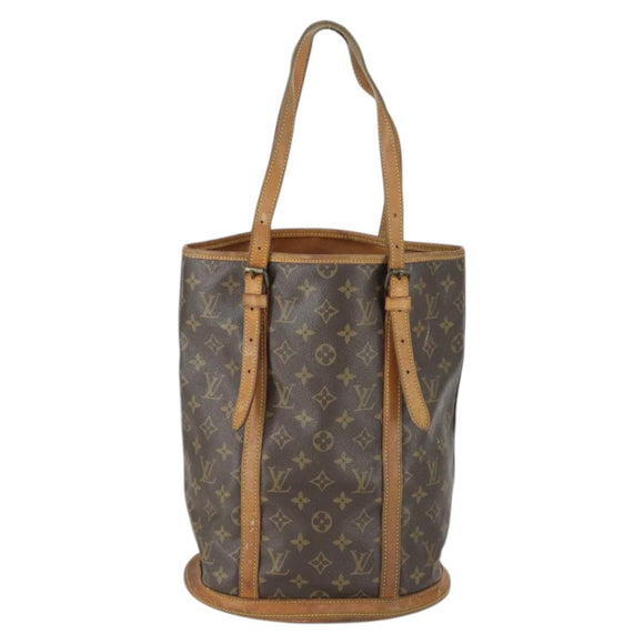 LOUIS VUITTON Monogram Bucket GM Shoulder Bag M42236 LV Auth bs32965