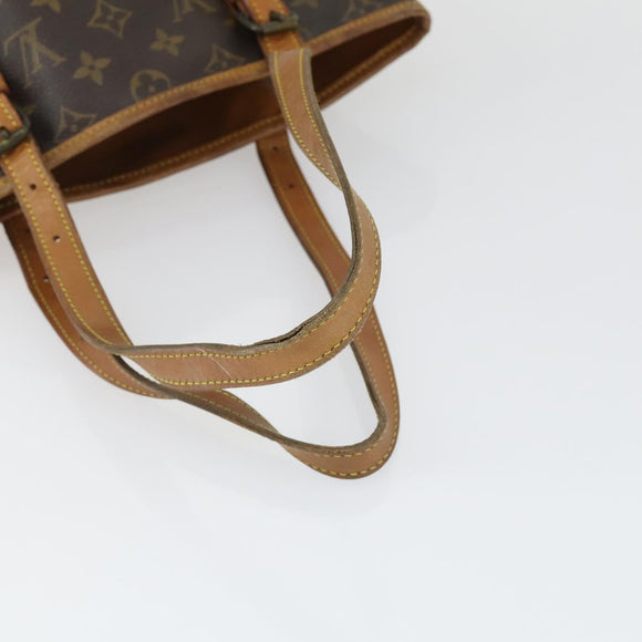 LOUIS VUITTON Monogram Bucket GM Shoulder Bag M42236 LV Auth bs32965