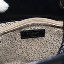 CARTIER Hand Bag Leather Black Silver Auth bs32968-14
