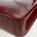 Chloe Hand Bag Patent leather Red Gold Auth bs32969V-15