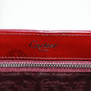 Chloe Hand Bag Patent leather Red Gold Auth bs32969V-20