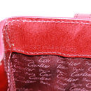 Chloe Hand Bag Patent leather Red Gold Auth bs32969V-11