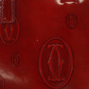 Chloe Hand Bag Patent leather Red Gold Auth bs32969V-3