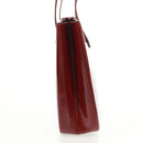 Chloe Hand Bag Patent leather Red Gold Auth bs32969V-5