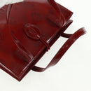 Chloe Hand Bag Patent leather Red Gold Auth bs32969V-7
