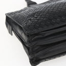 BOTTEGA VENETA INTRECCIATO Hand Bag Leather Black 194669 Auth bs32970-11