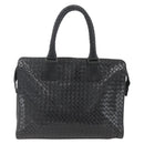 BOTTEGA VENETA INTRECCIATO Hand Bag Leather Black 194669 Auth bs32970-2