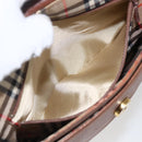 Burberrys Shoulder Bag Leather Brown Gold Auth bs32972-12