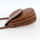 Burberrys Shoulder Bag Leather Brown Gold Auth bs32972-3