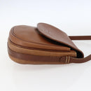 Burberrys Shoulder Bag Leather Brown Gold Auth bs32972-4