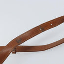 CELINE Macadam Canvas Shoulder Bag PVC Beige Gold Auth bs32974-9