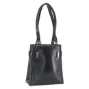 GUCCI Hand Bag Leather Black Gold 000 2113 0564 Auth bs32975-1