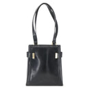 GUCCI Hand Bag Leather Black Gold 000 2113 0564 Auth bs32975-2