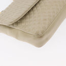 BALLY Shoulder Bag Leather Beige Gold Auth bs32976-9