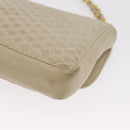 BALLY Shoulder Bag Leather Beige Gold Auth bs32976-16