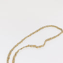 BALLY Shoulder Bag Leather Beige Gold Auth bs32976-8
