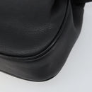 GIVENCHY Shoulder Bag Leather Black Gold Auth bs32977-10