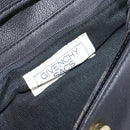 GIVENCHY Shoulder Bag Leather Black Gold Auth bs32977-16