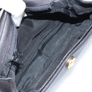 GIVENCHY Shoulder Bag Leather Black Gold Auth bs32977-17