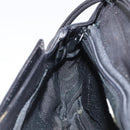 GIVENCHY Shoulder Bag Leather Black Gold Auth bs32977-19