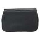 GIVENCHY Shoulder Bag Leather Black Gold Auth bs32977-3