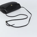 GIVENCHY Shoulder Bag Leather Black Gold Auth bs32977-7