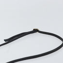 GIVENCHY Shoulder Bag Leather Black Gold Auth bs32977-8