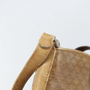 CELINE Macadam Canvas Shoulder Bag PVC Beige Gold Auth bs32978-10