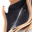 CELINE Macadam Canvas Shoulder Bag PVC Beige Gold Auth bs32978-23