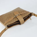 CELINE Macadam Canvas Shoulder Bag PVC Beige Gold Auth bs32978-6