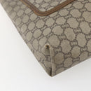 GUCCI GG Plus Supreme Web Sherry Line Tote Bag PVC Beige Red Green Auth bs32982-14