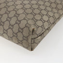 GUCCI GG Plus Supreme Web Sherry Line Tote Bag PVC Beige Red Green Auth bs32982-15